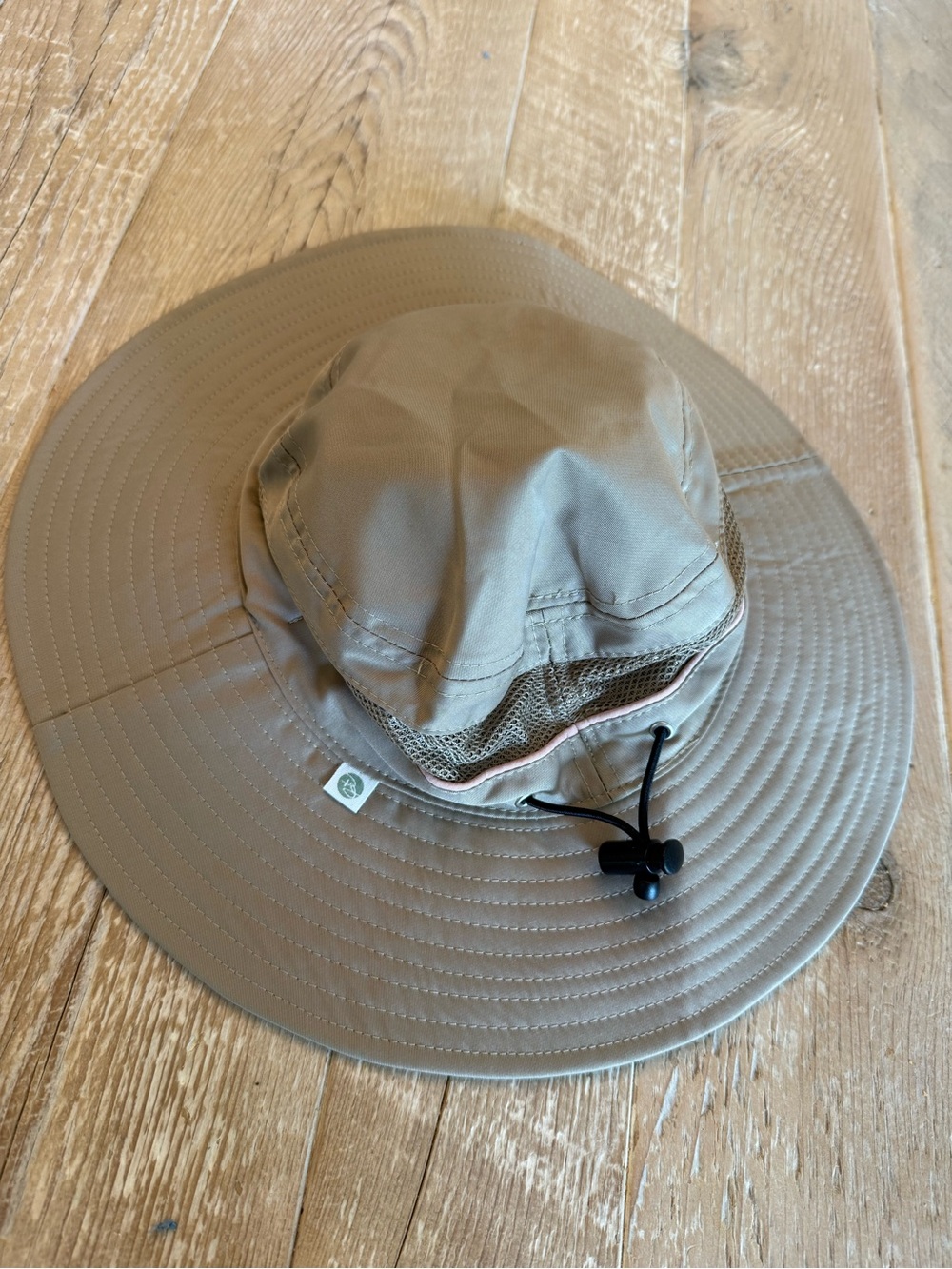 Panama Jack Tan Wide Brim Sun Hat